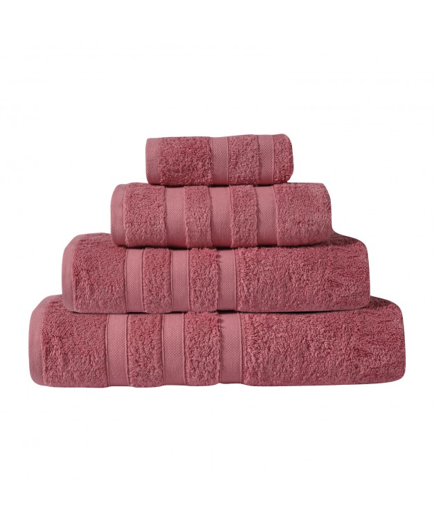 DAS HOME ΠΕΤΣΕΤΑ ΜΠΑΝΙΟΥ PRESTIGE 90Χ160 1169 ΡΟΔΙ Πετσέτες Mπάνιου