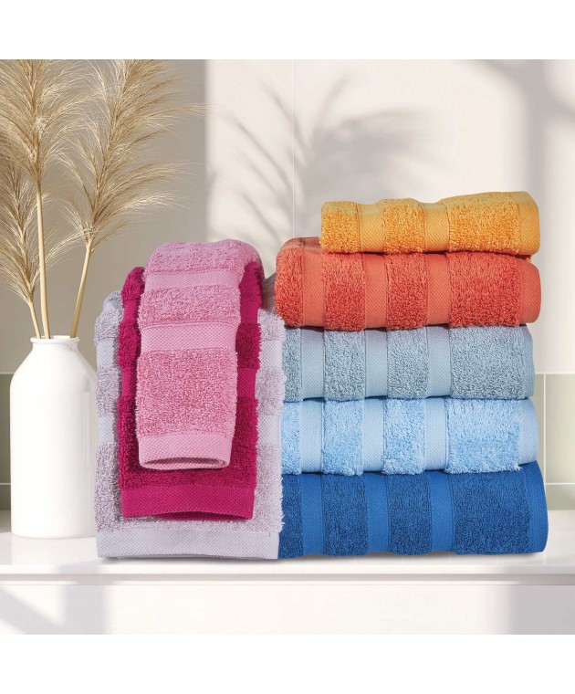 DAS HOME ΠΕΤΣΕΤΑ ΜΠΑΝΙΟΥ PRESTIGE 90Χ160 1172 ΓΑΛΑΖΙΟ Πετσέτες Mπάνιου