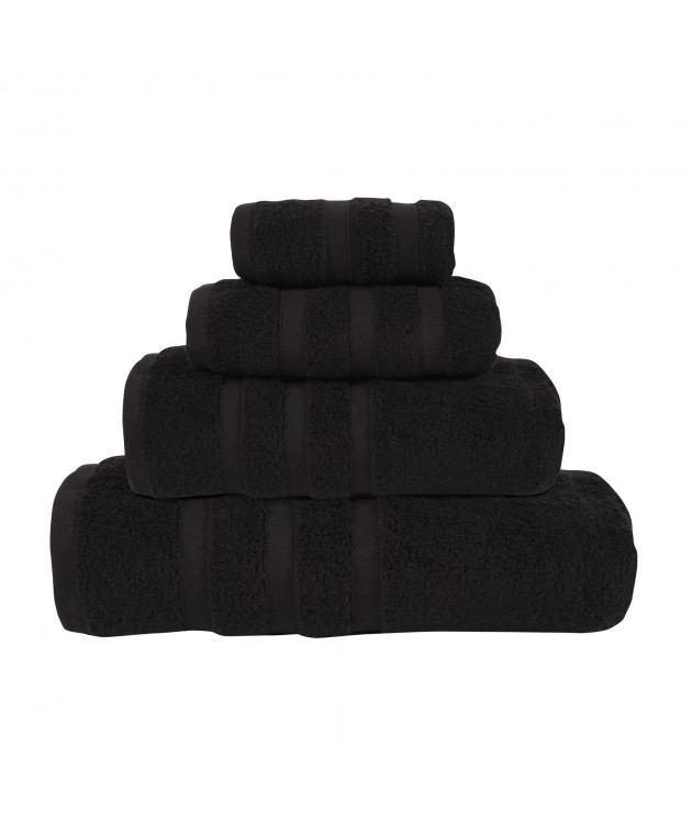 DAS HOME ΠΕΤΣΕΤΑ ΜΠΑΝΙΟΥ PRESTIGE 90Χ160 1173 ΜΑΥΡΟ Πετσέτες Mπάνιου