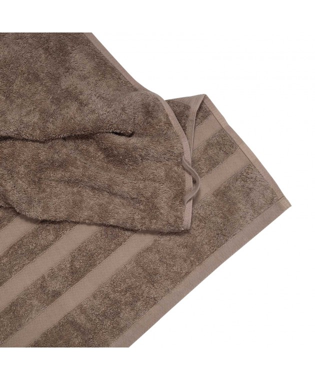 DAS HOME ΠΕΤΣΕΤΑ ΜΠΑΝΙΟΥ PRESTIGE 90Χ160 1162 ΜΠΕΖ ΣΚΟΥΡΟ Πετσέτες Mπάνιου