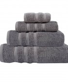 DAS HOME ΠΕΤΣΕΤΑ ΜΠΑΝΙΟΥ PRESTIGE 90Χ160 1163 ΓΚΡΙ Πετσέτες Mπάνιου