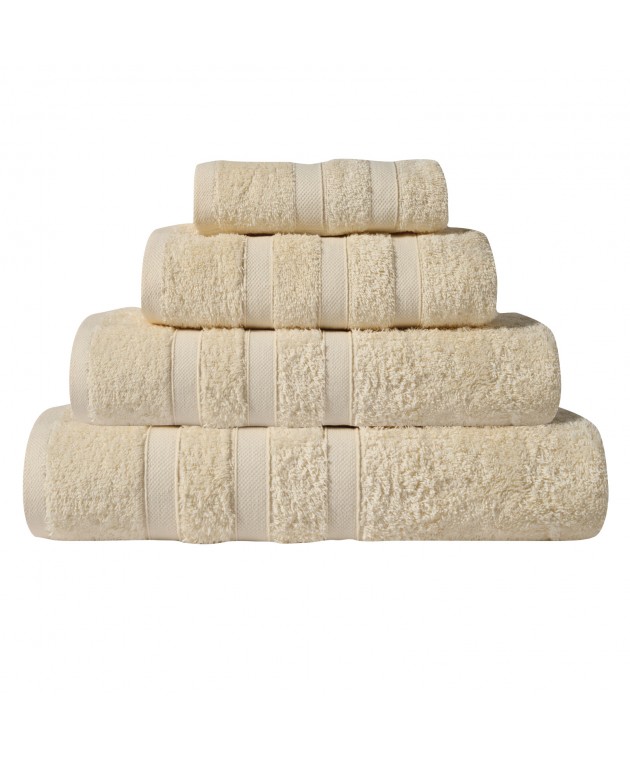 DAS HOME ΠΕΤΣΕΤΑ ΜΠΑΝΙΟΥ PRESTIGE 90Χ160 1161 ΚΡΕΜ Πετσέτες Mπάνιου