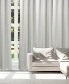 DAS HOME ΚΟΥΡΤΙΝΑ ΜΕ ΚΡΙΚΟΥΣ 140Χ270 2242 ΕΚΡΟΥ Κουρτίνες Έτοιμες Ραμμένες