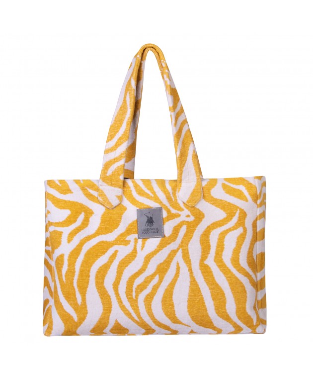 GREENWICH POLO CLUB ΤΣΑΝΤΑ ΘΑΛΑΣΣΗΣ 50Χ38 3741 ΛΕΥΚΟ, ΩΧΡΑ Τσάντες Θαλάσσης