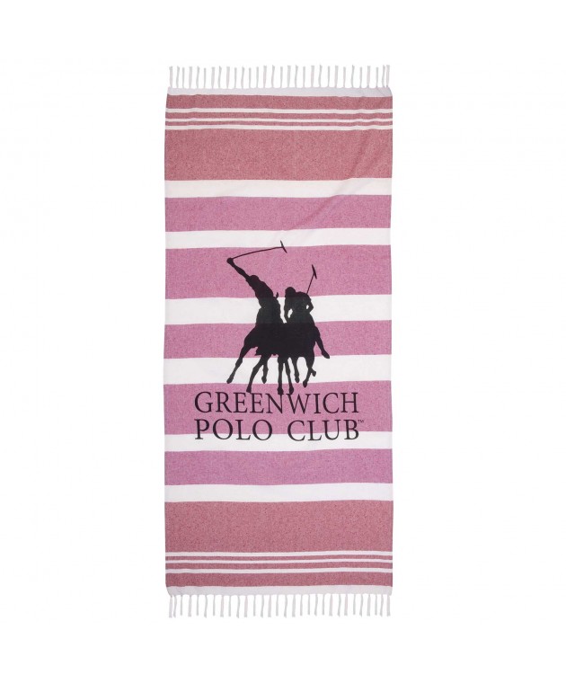 GREENWICH POLO CLUB ΠΕΤΣΕΤΑ-ΠΑΡΕΟ 80Χ170 3842 ΚΟΚΚΙΝΟ Παρεό