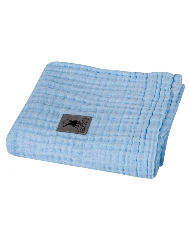 GREENWICH POLO CLUB ΚΟΥΒΕΡΤΑ ΠΙΚΕ 80X105 ΒΑΒΥ 2995 ΣΙΕΛ Βαμβακερές Κουβέρτες