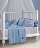 GREENWICH POLO CLUB ΚΟΥΒΕΡΤΑ ΠΙΚΕ 80X105 ΒΑΒΥ 2995 ΣΙΕΛ Βαμβακερές Κουβέρτες