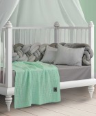 GREENWICH POLO CLUB ΚΟΥΒΕΡΤΑ ΠΙΚΕ 80X105 ΒΑΒΥ 2992 ΜΕΝΤΑ Βαμβακερές Κουβέρτες