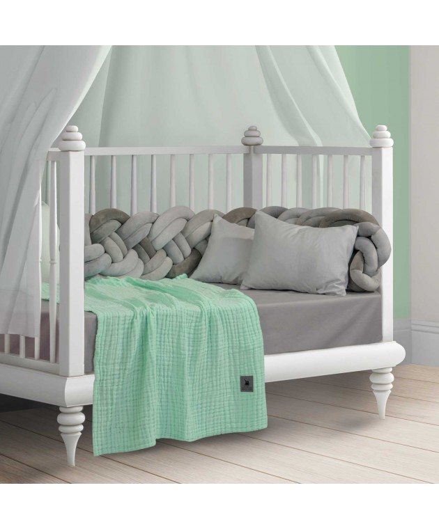 GREENWICH POLO CLUB ΚΟΥΒΕΡΤΑ ΠΙΚΕ 80X105 ΒΑΒΥ 2992 ΜΕΝΤΑ Βαμβακερές Κουβέρτες