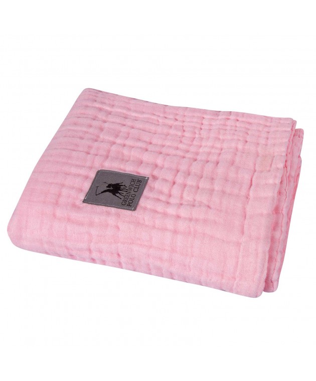 GREENWICH POLO CLUB ΚΟΥΒΕΡΤΑ ΠΙΚΕ 80X105 ΒΑΒΥ 2994 ΡΟΖ Βαμβακερές Κουβέρτες