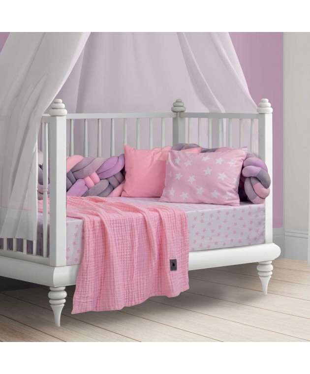 GREENWICH POLO CLUB ΚΟΥΒΕΡΤΑ ΠΙΚΕ 80X105 ΒΑΒΥ 2994 ΡΟΖ Βαμβακερές Κουβέρτες