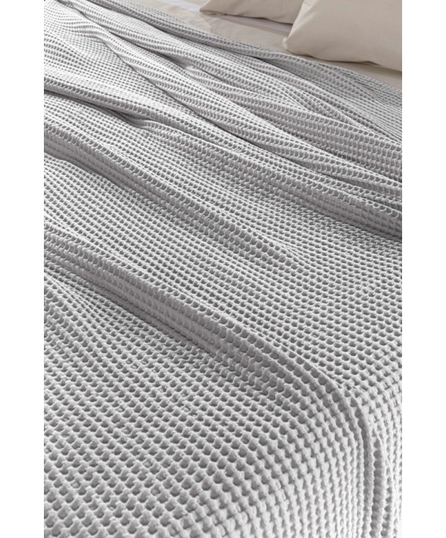 Κουβέρτα - Κάλυμμα κρεβατιού ETERNITY Silver 230X240 Κουβέρτες Πικέ Υπέρδιπλες