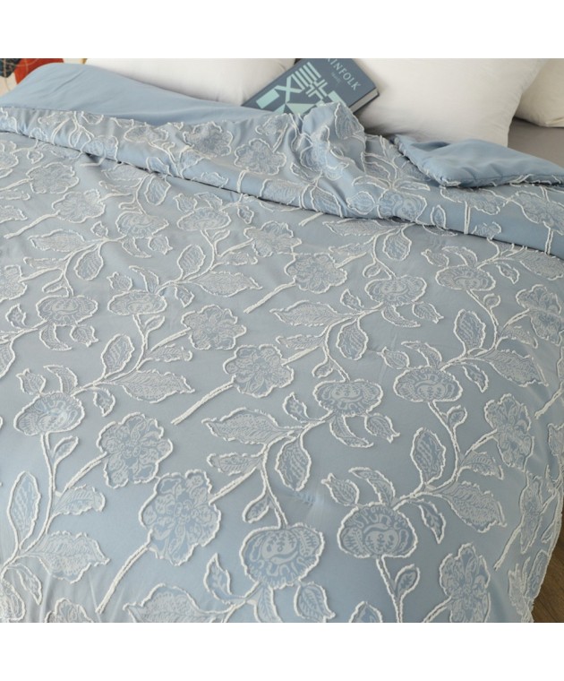 ΚΟΥΒΕΡΛΙ ΥΠΕΡΔΙΠΛΟ ARIEL LIGHT BLUE 220Χ240 Κουβερλί Υπέρδιπλα