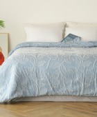 ΚΟΥΒΕΡΛΙ ΥΠΕΡΔΙΠΛΟ ARIEL LIGHT BLUE 220Χ240 Κουβερλί Υπέρδιπλα