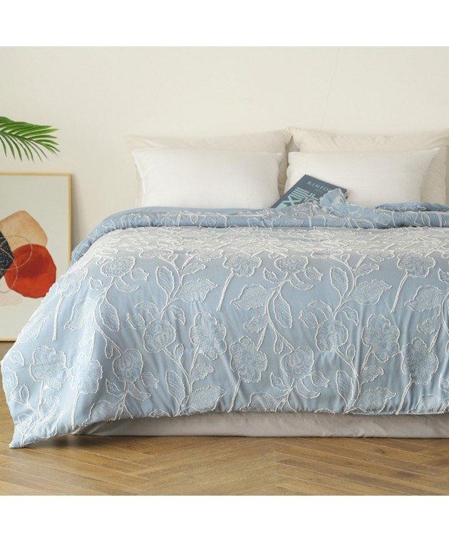 ΚΟΥΒΕΡΛΙ ΥΠΕΡΔΙΠΛΟ ARIEL LIGHT BLUE 220Χ240 Κουβερλί Υπέρδιπλα