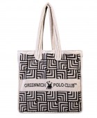 GREENWICH POLO CLUB ΤΣΑΝΤΑ ΘΑΛΑΣΣΗΣ 42Χ45 3732 ΕΚΡΟΥ, ΜΑΥΡΟ Τσάντες Θαλάσσης
