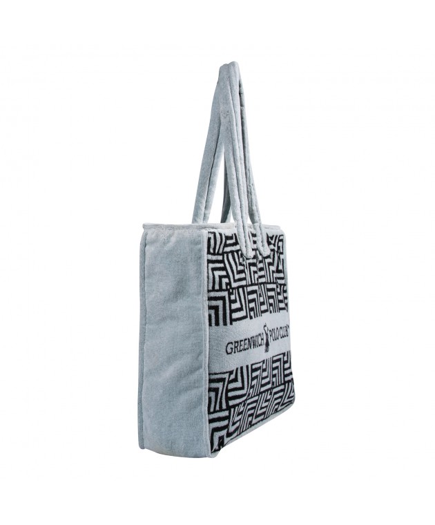 GREENWICH POLO CLUB ΤΣΑΝΤΑ ΘΑΛΑΣΣΗΣ 42Χ45 3731 ΓΚΡΙ, ΜΑΥΡΟ Τσάντες Θαλάσσης