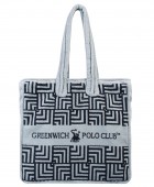 GREENWICH POLO CLUB ΤΣΑΝΤΑ ΘΑΛΑΣΣΗΣ 42Χ45 3731 ΓΚΡΙ, ΜΑΥΡΟ Τσάντες Θαλάσσης