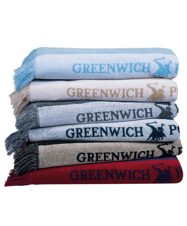 GREENWICH POLO CLUB ΠΕΤΣΕΤΑ ΘΑΛΑΣΣΗΣ 90Χ170 3727 ΜΑΥΡΟ, ΜΠΕΖ Πετσέτες Θαλάσσης Ενηλίκων