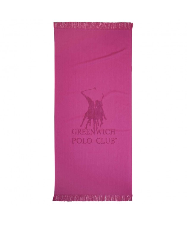 GREENWICH POLO CLUB ΠΕΤΣΕΤΑ ΘΑΛΑΣΣΗΣ 80Χ170 3781 ΦΟΥΞΙΑ Πετσέτες Θαλάσσης Ενηλίκων