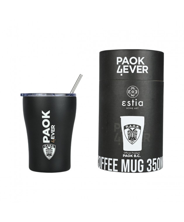 ESTIA ΘΕΡΜΟΣ COFFEE MUG PAOK BC EDITION 350ml 00-13790 ΟΙΚΙΑΚΑ