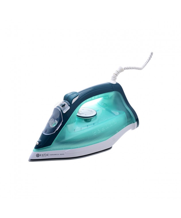 ESTIA ΣΙΔΕΡΟ ΑΤΜΟΥ CERAMICA 2200w ΜΕ ΚΕΡΑΜΙΚΗ ΠΛΑΚΑ 06-14100 ΟΙΚΙΑΚΑ