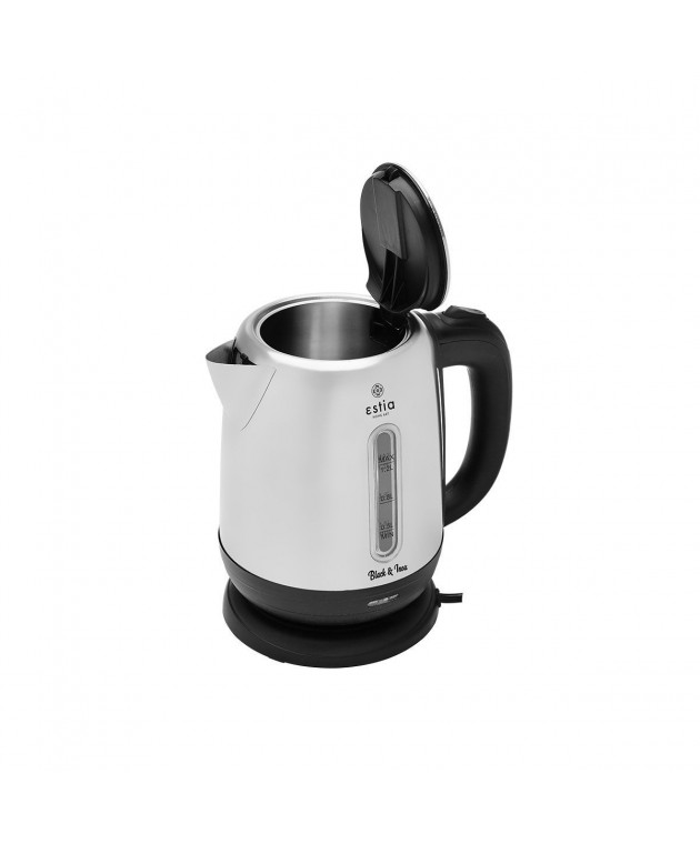 ESTIA ΒΡΑΣΤΗΡΑΣ BLACK & INOX ΑΝΟΞΕΙΔΩΤΟΣ 1.2lt 1.630W 06-17248 ΟΙΚΙΑΚΑ
