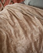 Κουβέρτα Fleece 220x240 CHLOEE SAND Κουβέρτες Fleece Υπέρδιπλες