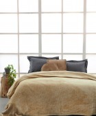 Κουβέρτα Fleece 220x240 CHLOEE SAND Κουβέρτες Fleece Υπέρδιπλες