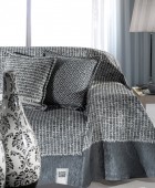 Ριχτάρι Parfait Anthracite πολυθρόνας με δύο όψεις τελειώματος 180x150 Σαλόνι