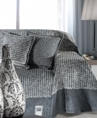 Ριχτάρι Parfait Anthracite πολυθρόνας με δύο όψεις τελειώματος 180x150 Σαλόνι