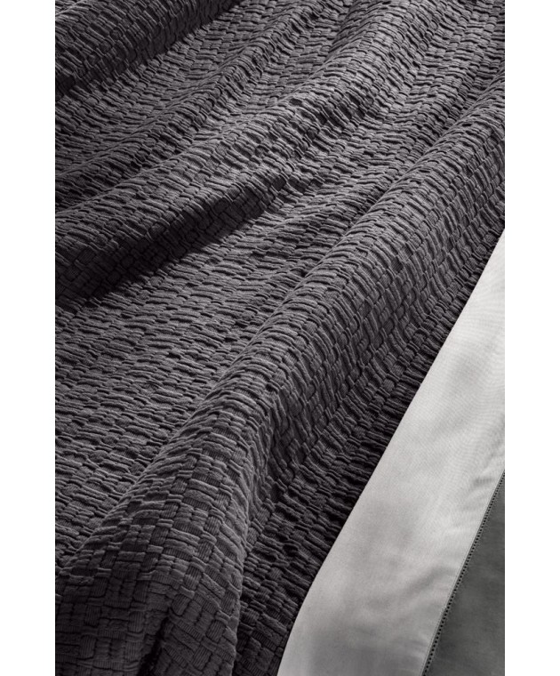 Κουβέρτα Nikki Anthracite 240x260 Κουβέρτες Βαμβακερές Υπέρδιπλες