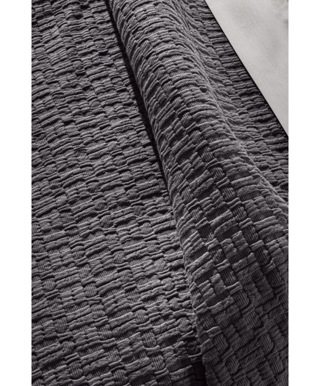 Κουβέρτα Nikki Anthracite 240x260 Κουβέρτες Βαμβακερές Υπέρδιπλες