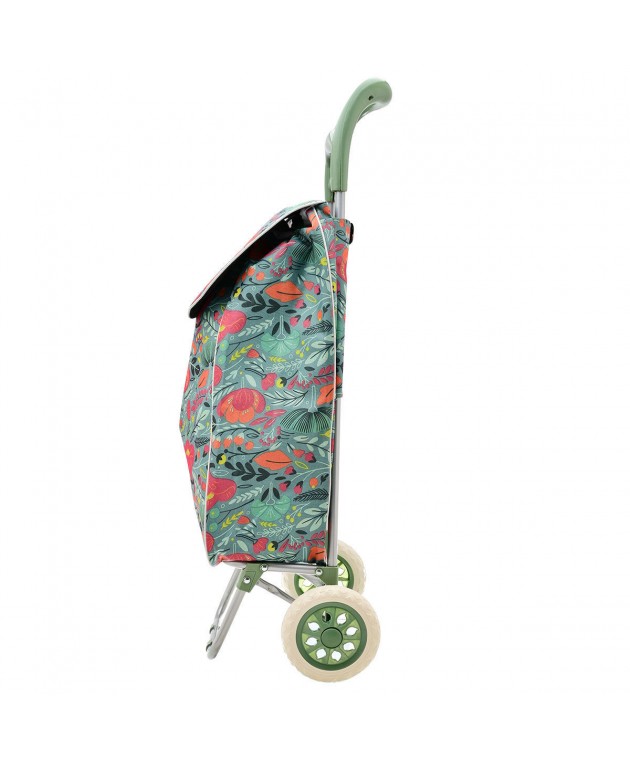 ESTIA ΚΑΡΟΤΣΙ ΛΑΪΚΗΣ LUX ΥΦΑΣΜΑΤΙΝΟ 36lt FLORAL 04-3357 Καροτσάκια Λαϊκής