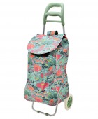 ESTIA ΚΑΡΟΤΣΙ ΛΑΪΚΗΣ LUX ΥΦΑΣΜΑΤΙΝΟ 36lt FLORAL 04-3357 Καροτσάκια Λαϊκής
