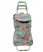 ESTIA ΚΑΡΟΤΣΙ ΛΑΪΚΗΣ LUX ΥΦΑΣΜΑΤΙΝΟ 36lt FLORAL 04-3357 Καροτσάκια Λαϊκής