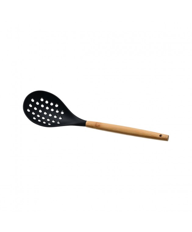 ESTIA ΚΟΥΤΑΛΑ ΤΡΥΠΗΤΗ BAMBOO ESSENTIALS ΣΙΛΙΚΟΝΗΣ ΜΑΥΡΗ 01-14643 Κουτάλες