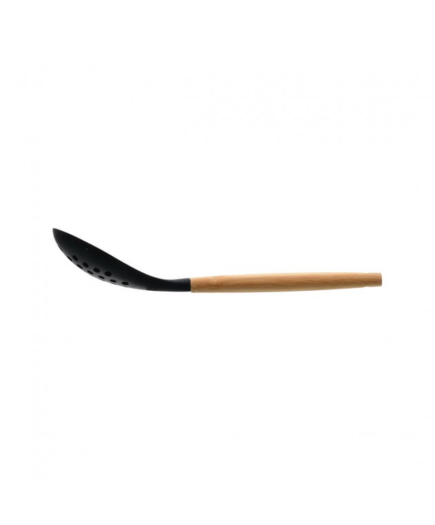 ESTIA ΚΟΥΤΑΛΑ ΤΡΥΠΗΤΗ BAMBOO ESSENTIALS ΣΙΛΙΚΟΝΗΣ ΜΑΥΡΗ 01-14643 Κουτάλες
