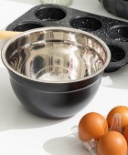  ΜΠΟΛ ΑΝΑΜΕΙΞΗΣ ΑΝΟΞΕΙΔΩΤΟ 1.3lt ΜΑΥΡΟ ΜΑΤ 01-15237 Μπωλ