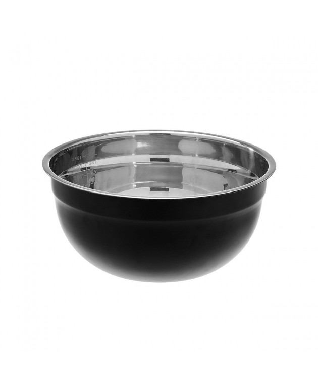 ESTIA ΜΠΟΛ ΑΝΑΜΕΙΞΗΣ ΑΝΟΞΕΙΔΩΤΟ 26x11cm ΜΑΥΡΟ ΜΑΤ 01-15244 Μπωλ