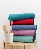 Σετ Πετσετες Towels Collection BROOKLYN PETROL Σετ πετσέτες Mπάνιου