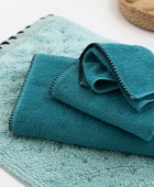 Σετ Πετσετες Towels Collection BROOKLYN PETROL Σετ πετσέτες Mπάνιου