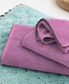 Σετ Πετσετες Towels Collection BROOKLYN VIOLET Σετ πετσέτες Mπάνιου