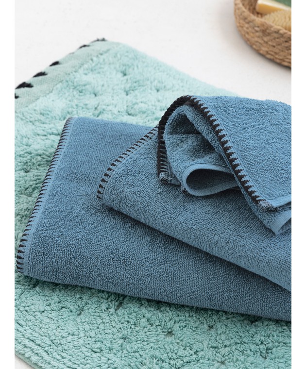 Πετσέτα Χεριών Towels Collection 30x50 BROOKLYN DENIM Πετσέτες Mπάνιου
