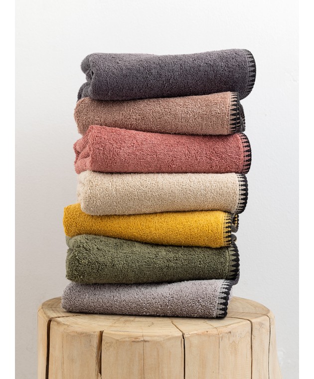 Πετσέτα Λουτρού Towels Collection 70x140 BROOKLYN COAL Πετσέτες Mπάνιου
