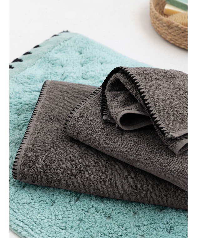Πετσέτα Λουτρού Towels Collection 70x140 BROOKLYN COAL Πετσέτες Mπάνιου