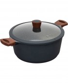 Κατσαρόλα αλουμινίου (28CM) STONE 01-1155, ESTIA Κατσαρόλες