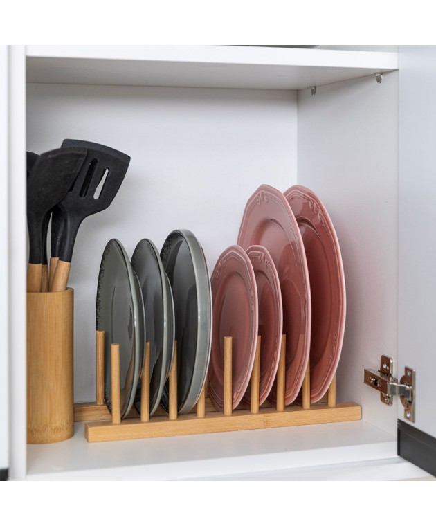 ESTIA ΠΙΑΤΟΘΗΚΗ BAMBOO ESSENTIALS ΑΝΑΔΙΠΛΟΥΜΕΝΗ 2 ΕΠΙΠΕΔΩΝ Πιατοθήκες