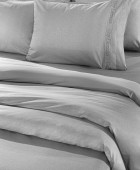 Παπλωματοθήκη "Easy Iron" Color Plus Silver 255x245 Παπλωματοθήκες Υπέρδιπλες Μονόχρωμες