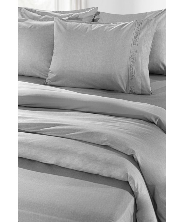 Παπλωματοθήκη "Easy Iron" Color Plus Silver 255x245 Παπλωματοθήκες Υπέρδιπλες Μονόχρωμες